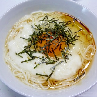 ☆つるつる美味しい♪　とろろ卵そうめん☆